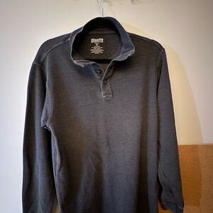 Duluth Trading Co Trim Fit Henley Mock Shirt